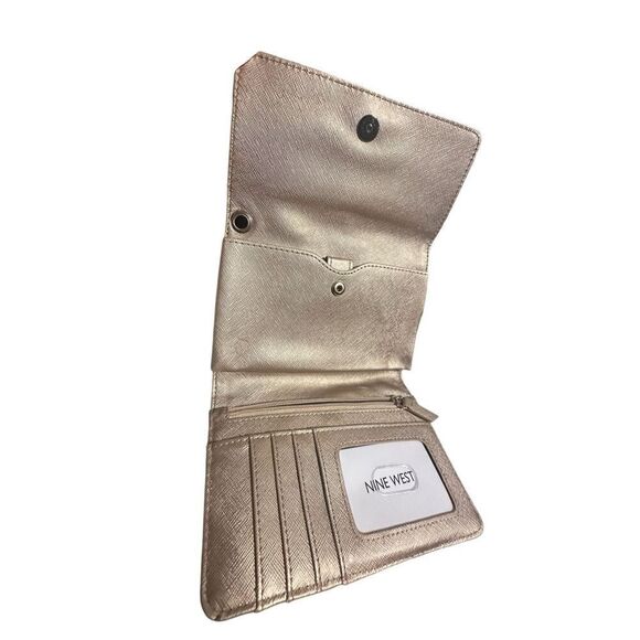 Nice NINE WEST BLACK  SPACIOUS Wallet GOOD CONDITION - Picture 2 of 8